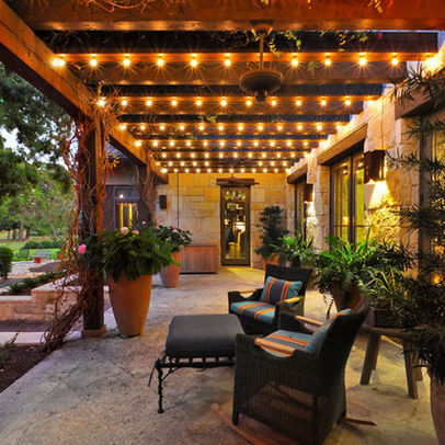 fairy lights patio