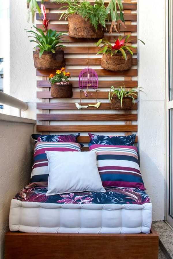Inspiration for balcony, courtyard and small space gardening.
