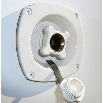 Water inlet for caravan and winnebagoes.