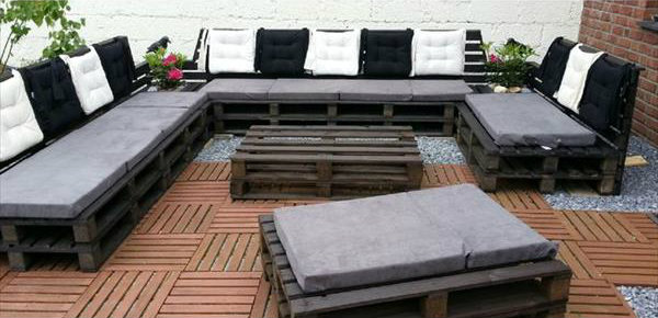 Outdoor Pallet Seating Ideas