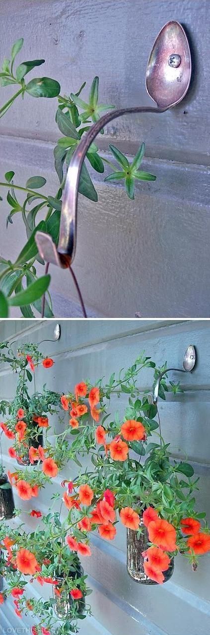 Cute spoon hanger ornaments to decorate your garden