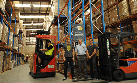 Tim, James & Ben in New Warehouse
