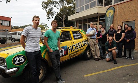 Hoselink Car with Staff
