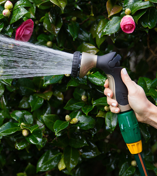 New Spray Gun Spraying Water