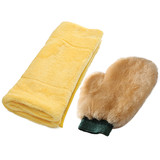 Wool Mitt & Super Soft Towel Set