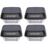 Colour Change Solar Wall Light 5LED - 4 Pack