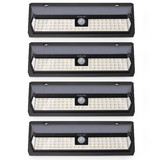 Wall-mount Solar Flood Light with Sensor 80LED - 4 Pack