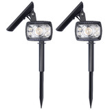 Solar Garden Spot Light 5LED - 2 Pack