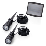 Solar Garden Dual Head Spotlight