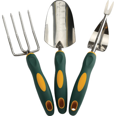 Garden Fork, Trowel and Weeder Set
