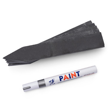 Slate Plant Labels & Marker Pen Bundle