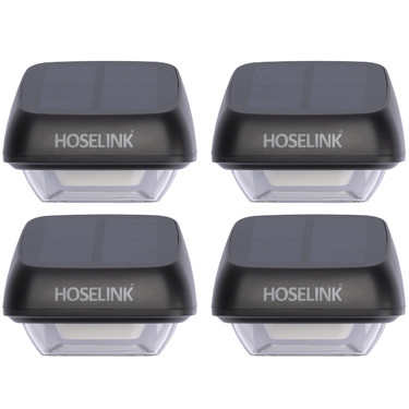 Colour Change Solar Wall Light 5LED - 4 Pack