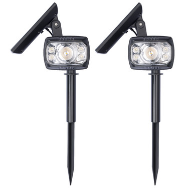 Solar Garden Spot Light 5LED - 2 Pack