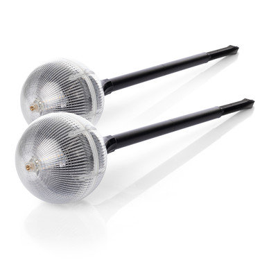 Decorative 2-in-1 Solar Garden Globe 20LED - 2 Pack